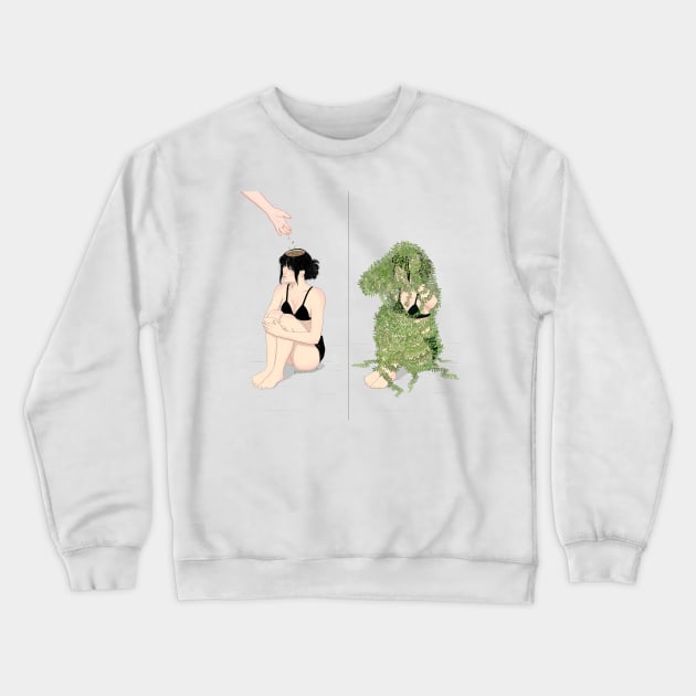 Consume Crewneck Sweatshirt by poetryNcolor